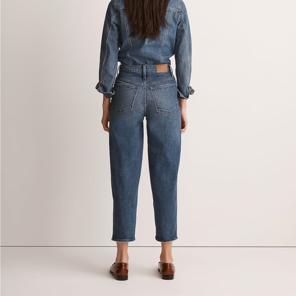 Madewell Balloon Barrel Jeans in Ellisboro Wash NWT - Picture 3 of 5